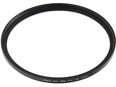 1/8 Kamerafilter, Svart Dimfilter Halkfri Textur för Stilleben (72 MM)
