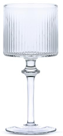 FRESH LE TRIBUTE GIN | Ballonglas 4er Pack - 600ml | Perfekt für Gin & Tonic, Cocktails und Mixgetränke, Silber