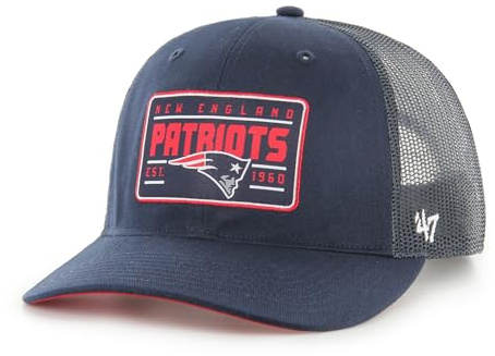 '47 New England Patriots NFL Hardline Trucker RF Unisex Baseballkappe - Marineblau