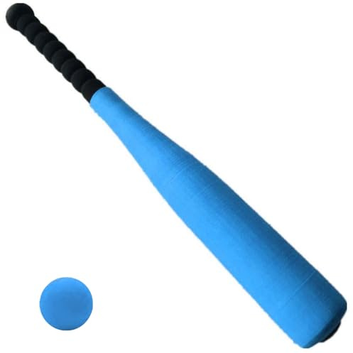 Porgeel Bate de béisbol con Pelota Bate de béisbol de Espuma EVA Suave de 21 Pulgadas con Mango Antideslizante Juego Educativo