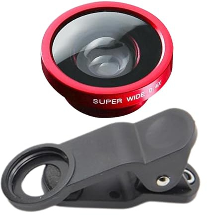 Objectif d'appareil Photo de téléphone - Objectif Grand Angle 0 | 4x pour téléphone, objectif d'appareil photo compact et durable Smartphones | , accessoires photo mobiles faciles à installer