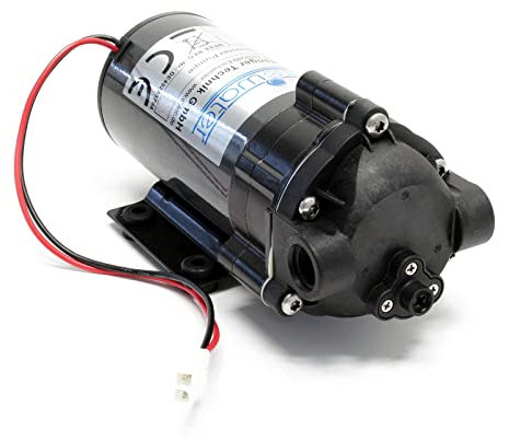 Naturewater Druckerhöhungspumpe 300 GPD (1135 l), Booster Pumpe 68 W für Umkehrosmoseanlage, Wasser Eingangsdruck 2 bar auf Ausgangsdruck 5 bar