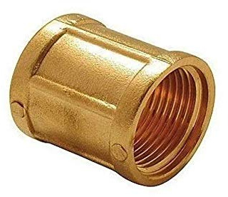 MANICOTTO OTTONE GIALLO F.F. FEMMINA 3/4 GIUNTO TUBO ACQUA GIUNZIONE