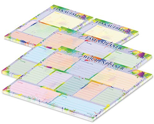 PRICARO Planer Komplett-Set Splash, bunt, 4 Stück