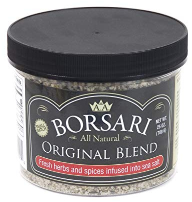 Borsari Original Seasoning Salt - Seasoned Salt Blend - Gourmet Seasonings With Herbs and Spices - All Natural Seasoning Blend for Cooking (Original 25 oz, Pack of 1)