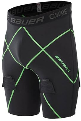 Bauer CORE 1.0 Jock Short Senior Blacks Tiefschutz