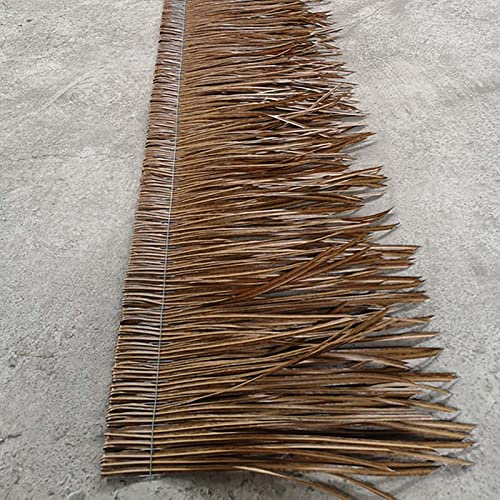 HLILY Techo De Paja Artificial, Paneles De Techo Paja Fake Paja, Vida útil De hasta 10 Años, para Tiki Bar Garden Hawaii Sombrilla De Playa Casa De Madera(Size:3x0.5m,Color:marrón)