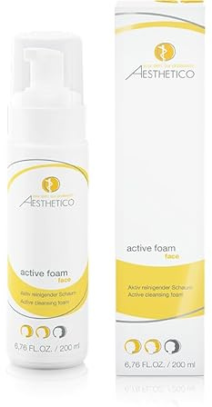 AESTHETICO active foam Reinigungsschaum für Unreine Haut, 200 ml