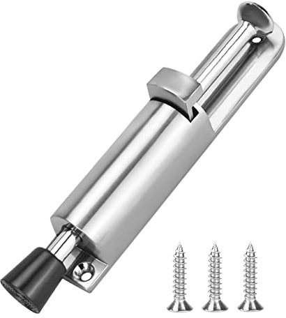 Ksvaye Arrêt de Porte en Métal avec Commande au Pied, Bloque Porte Sol, Stop Porte, Cale Porte, Bloc Porte, Butée de Porte Support de Porte en Alliage de Zinc Convient à l'intérieur et l'extérieur