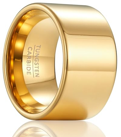 SOXEMAN 1 herr klassisk lyxig stor tumfinger volfram stålring dominerande bred 14 mm smidig och bekväm trendig cool ring för män
