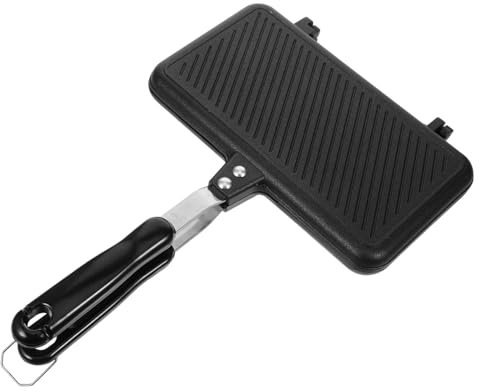 Ciieeo Doppelseitige Sandwich Backform Antihaftbeschichtung Rutschfestem Design Und Netzteil Für Leichte Reinigung Und Vielseitige Küche