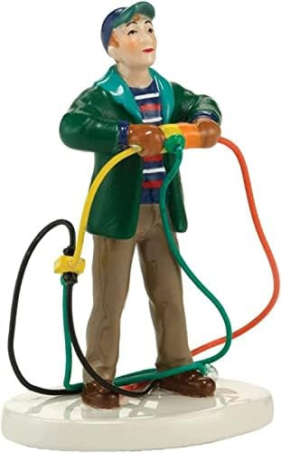 RZXBB Weihnachten Schneedorf-Weihnachten Dekoration Winter,Weihnachtshaus Beleuchtet,Weihnachtsdorf Häuser Winterdorf,Weihnachtsstadt mit Beleuchtung,Miniatur Haus Deko Objekt Kinder Geschenke (C)