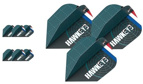 Target Darts Kevin Doets Gen 1 Pro Ultra Dart Flights, 9er Pack - NO.6 Form Flights | Professionelles Dart Zubehör, G1 Dart Flight Set, Multipack Flights Set