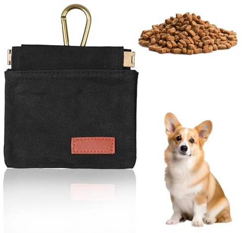 OWLMATE Leckerlitasche für Hunde, Futterbeutel Hundetraining, Apportierbeutel für Hunde, Leckerlibeutel Welpen Leckerlitasche für Hunde für Hundetraining