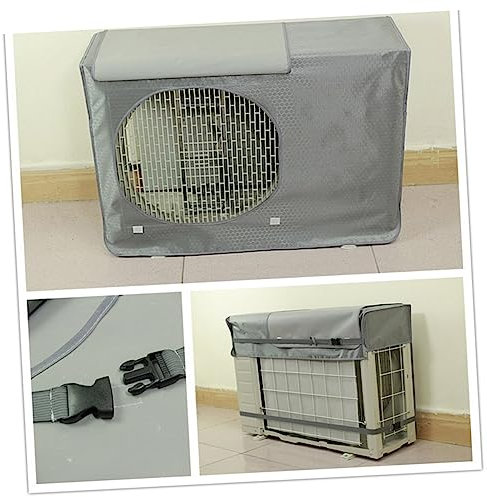 Generic Conditioner Cover Air Conditioning Window Seal Outdoor Air Conditioner Unit Cover Waterproof Fabric Shield for Sun Protection Grey Universal Fit for Air Conditioning Units