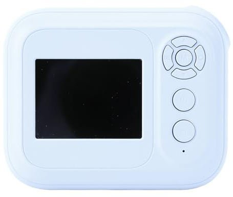Instant Print Camera för Barn, 48MP 1080P HD Selfie Instant Cameras för Småbarn, med 6x Zoom, 20 Inbyggda Ramar, 5 Filter Compact Portable Instant Camera med MP3 -spelfunktioner (Blå)