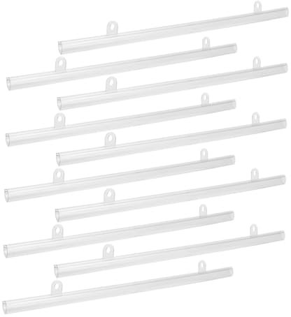 Hemobllo 10stücke Pvc Poster Aufhängestangen Stabil Wasserfest Zur Sicheren Befestigung Von Kunstdrucken Und Postern in Geschäftsräumen Wie Supermärkten Und Einkaufszentren
