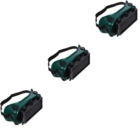STOBOK 3pcs Tinted Safety Goggles Welding Goggle Flip-up Design Eye Protection Glasses for Welding Industrial Use
