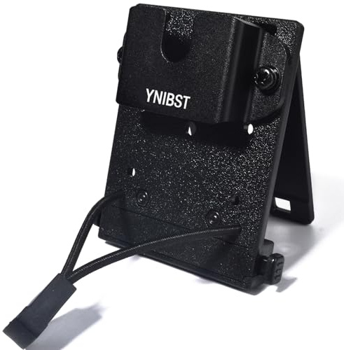 YNIBST Funkgerät Halter mit MOLLE, Funkgeräte/Handmikrofon Halterung Gürtel | für Gurten, MOLLE-Westen und Rucksäcken, kompatibel mit Motorola BaoFeng Kenwood Midland Retevis und weitere Marken