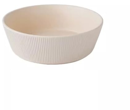 Tazones para Mezclar Cuenco de cerámica Retro, cuenco de frutas y verduras for el hogar, cuenco de fideos for restaurante, ensaladera, plato hondo Simple Ensaladera Frutero(A)