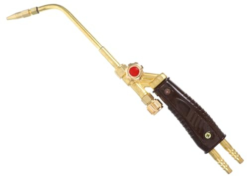 LIFKICH Torcia Autoaccensione Aria Condizionata Per Saldatura Testa Torcia Propano Regolazione Fiamma e Manopola Inclinabile Per Lavori Idraulici e Riparazioni Accessorio Multifunzione