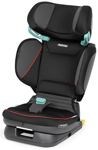 PEG Viaggio Flex Autositz ISOFIX mit fortschrittlicher Technologie, verstellbar, klappbar, verstärkte Rückenlehne, für Kinder von 100 bis 150 cm (3-12 Jahre), 15-36 kg, Active