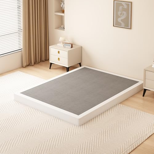 DORITRON 5 Inch Queen Bed Box Spring, 3000lbs Heavy Duty Box Spring Queen Size Bed Base Metal Mattress Foundation, Easy Assembly, Noise Free