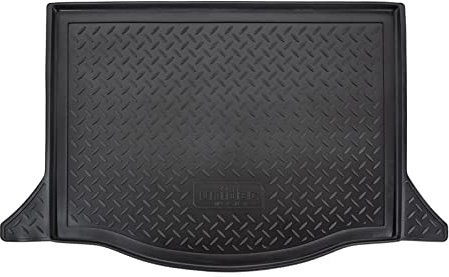 Norm Liners | Gummi-Kofferraumwanne Kofferraumschale Fahrzeugspezifisch Für Jazz 2008-2014, Antirutsch, Passgenau, Aufrollbar, Schwarz