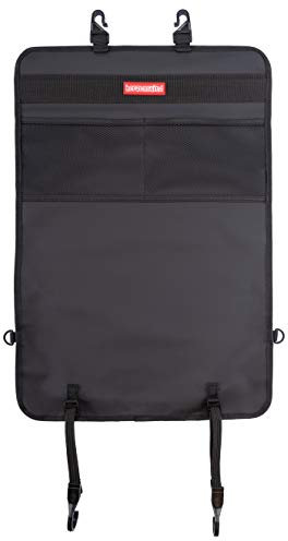 HerzensKind Rückenlehnenschutz und Organizer, wasserdicht und pflegeleicht. Autositzschoner für die Rückseite der Vordersitze Auto Organizer Kinder (1 Stück)