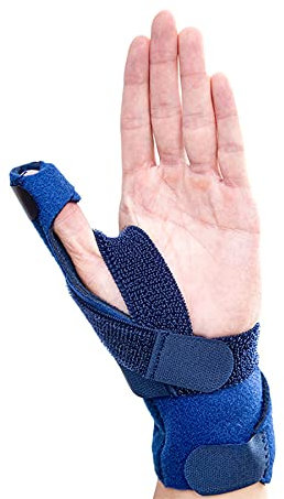 WILLQ Daumenschiene Daumenstabilisator Schmerzlinderung Arthritis Sehnenentzündung Verstauchungen Schmerzauslöser Finger Mama Daumen für Männer und Frauen Reversible Linke rechte Orthese
