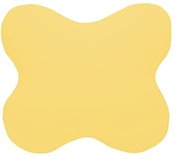 Dukal | Bezug für ACAMAR Seitenschläferkissen Nackenstützkissen | aus hochwertigem DOPPEL-Jersey | 100% Baumwolle | Farbe: gelb