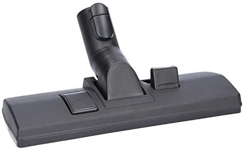 McFilter Boquilla de suelo apta para todas las aspiradoras Miele (por ejemplo, S2, S4, S5, S6, S8, Classic C1, Complete C2/C3), con conector de 35 mm, pelo de caballo y función de bloqueo/aparcamiento