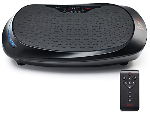 Sunny Health & Fitness 4D Vibration Plate Exercise Machine with Remote, Fitboard Vibration Plate Premium Total Body Shaker Platform for Toning, Sculpting & Recovery – SF-VP822058