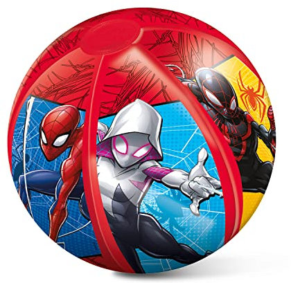 Mondo Toys - Spiderman Beach Ball - Pallone da Spiaggia Colorato - gonfiabile ideale per giocarci in acqua - adatto a bambini/ragazzi/adulti - 50 cm. di diametro - 16929