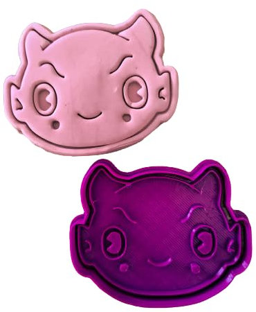 Tagliabiscotti.it - Halloween Diavoletto - Cookies cutter - Formina - Stampo per biscotti o decorazioni torte in pasta di zucchero - 8cm