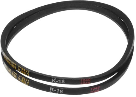 sourcing map 2pcs k18 Rubber V Belt, K Section V-Belt 18 Outside Circumference x 0.315 Width x 0.236 Thick, Industrial Power Transmission Belt