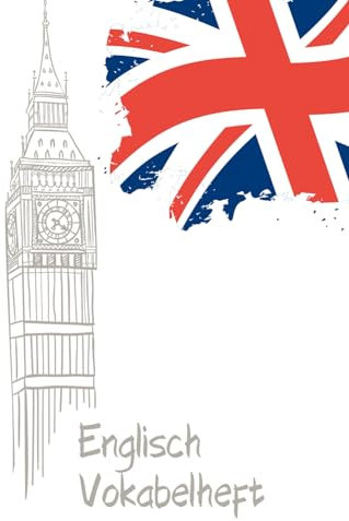 Englisch Vokabelheft: Ein praktisches Übungsheft mit 2 Spalten im A5 Format und 100 Seiten für den Englischunterricht