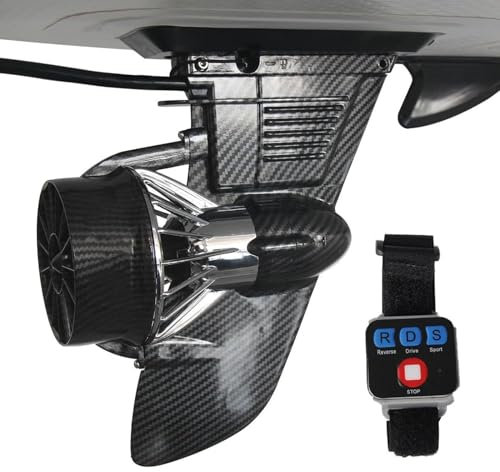 ZYLDDS Elektrisch Motorisiertes Surfbrett Mit Finne, 24-V-Elektro-Propeller-Surfbrett Mit Fernbedienung, Maximale Akkulaufzeit 20 Km, Geschwindigkeit 3-6 Km/H, Für Longboard-Surfbrett-Paddleboard