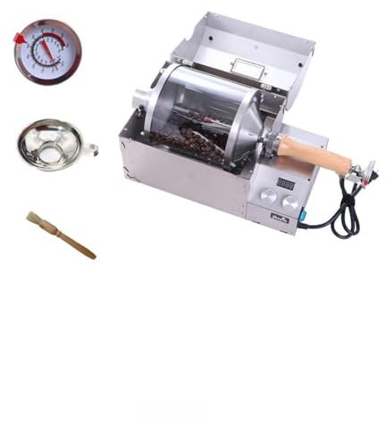 Automatic Coffee Roaster, 1200W Electric Drum Coffee Bean Roaster, Household Coffee Bean Roaster, Professional Coffee Bean Roaster for Restaurants, Used for Roasting Coffee