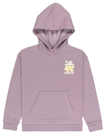 Roxy Sudadera de Forro Polar con Capucha y sensación de Surf, para niña, Color Morado, Talla 6