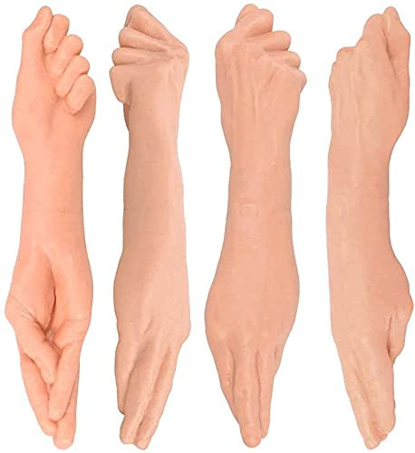 DstoLusre Dildo anale a Doppia Testa, vibratore a Mano, Dildo Lungo 36 cm, Plug anale a Mano Grande, Giocattoli sessuali SM for Donne e Uomini lesbici(Fleisch)