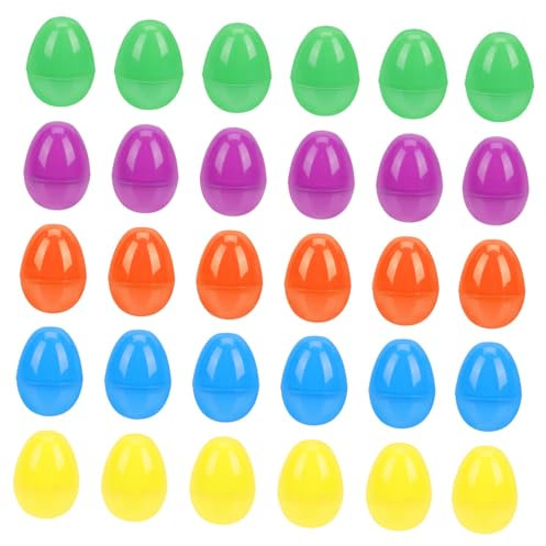 NAMOARLY 40pcs Refillable Easter Eggs for Boys and Girls Cartoon Design Fillable Eggs for Easter Party Decorations Toy for Fun and Festive Celebrations