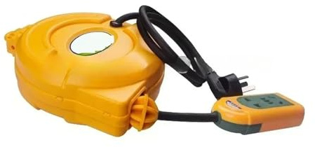 BADIKA Avvolgitubo Avvolgicavo Elettrico Retrattile Automatico da 3000 W, avvolgicavo telescopico, avvolgicavo Elettrico, avvolgitubo Elettrico da 5 m