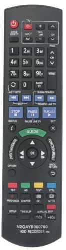 ALLIMITY N2QAYB000780 Remote Control Fit for Panasonic HDD Recorder | DMR-HWT130 DMRHWT230 DMRHWT230EB DMR-HWT230EB DMR-HW120EBK DMR-HWT130EB DMR-HWT230 DMRHWT130 DMRHWT130EB DMRHW120EBK