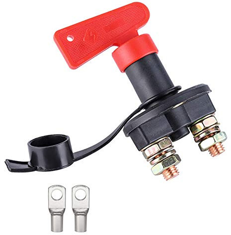 ZHITING Batteria Principale Interruttore 12V 300A Staccabatteria Isolatore con Chiavi Battery Switch Disconnessione per Auto Barca Camion