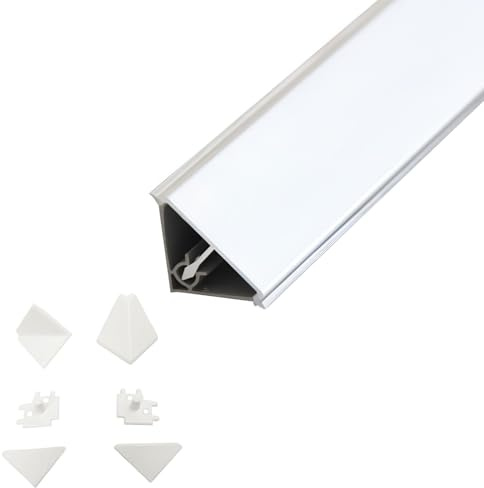 Evotrade Alzatina per Piani Cucina 2 Metri in PVC | Protezione Impermeabile, Resistente a Macchie, Colori a Scelta + Accessori (Solo Alzatina Bianca + Accessori)