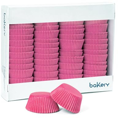 Decora 5339757 Confezione da 600 Jumbo Rosa 55 X 45 Mm, Comodissimi Pirottini per Cuocere, Presentare e Regalare Muffin, Resistono Fino a 180°, in Comodo Blister, Made in Italy, Carta da Forno