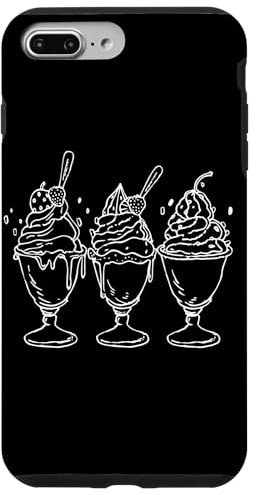 Hülle für iPhone 7 Plus/8 Plus Eisbecher Comic Eismann Beruf