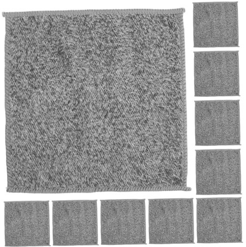 iplusmile 10piezas Trapo De Cocina Limpio Paño De Cocina Absorbente Grueso para Limpieza De Platos y Mesas para Quitar Aceite y Suciedad