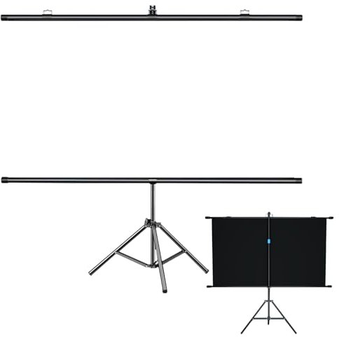 Pantalla De Proyector con Soporte, Pantalla De Cine Móvil con Bloqueo Automático, Pantalla De Cine HD, Marco Fijo For Cine En Casa, Fiestas En El Patio O Noches De Cine.(60(4:3))